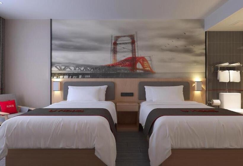 اتاق استاندارد, Thank Inn Chain Hotel Jiangsu Yangzhou Jiangdu District Longchuan Square
