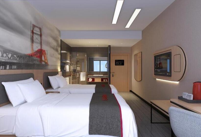 اتاق خانوادگی, Thank Inn Chain Hotel Jiangsu Yangzhou Jiangdu District Longchuan Square