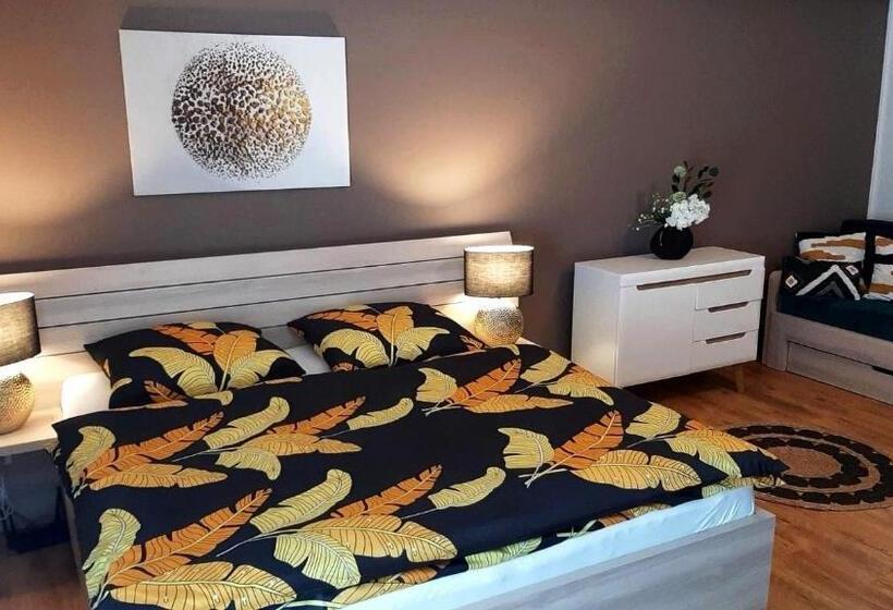 آپارتمان 1 خوابه با تراس, Apartmány Koněvova