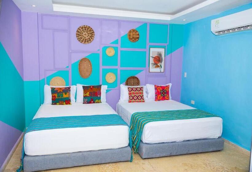 Habitación Familiar Deluxe, Soy Local Coco Beach