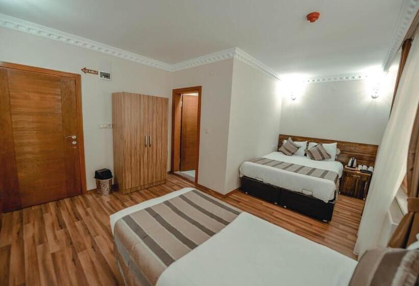 اتاق استاندارد سه تخته با بالکن, Aygün Suites Hotel&bungalow Uzungöl