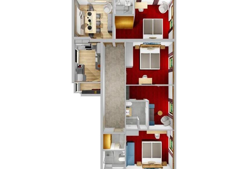 Апартаменты 3 Спальни, Haus Tirol Appartements