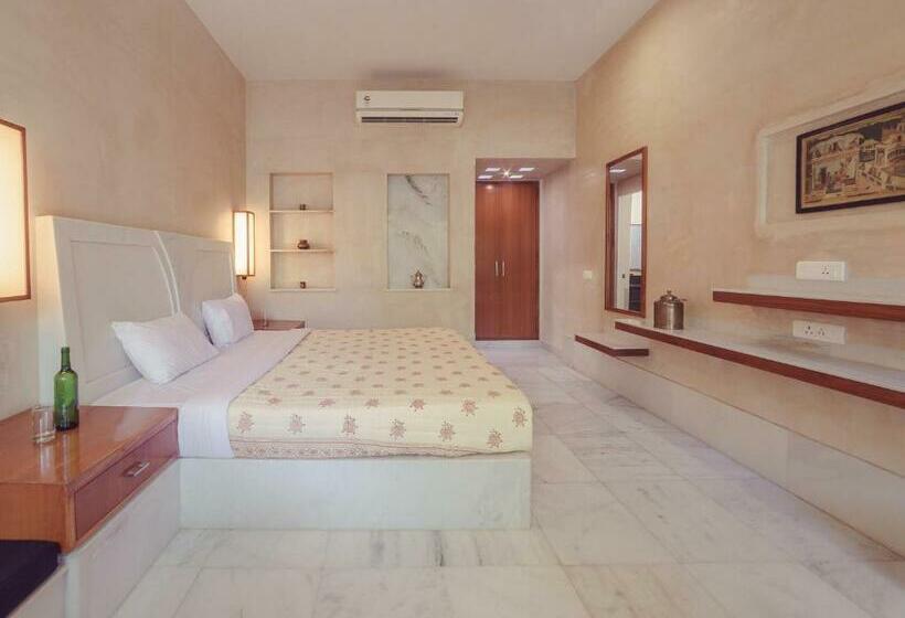 标准房带园景, Pushkarorganic   Lux Farm Resort With Pool