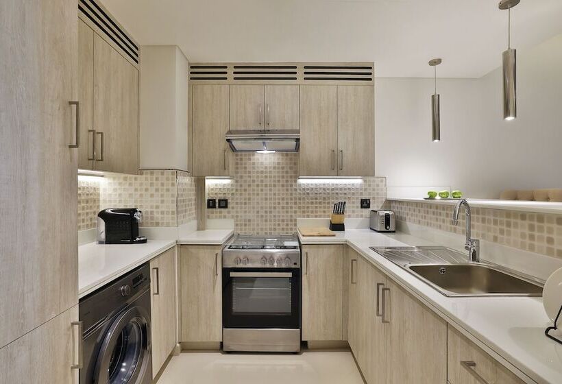 带有一个卧室和海景的高级公寓, NH Collection Dubai The Palm