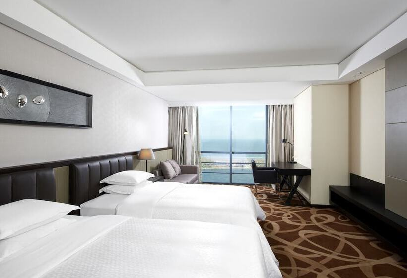 اتاق استاندارد با 2 تخت دوبل, Four Points By Sheraton Qingdao, West Coast