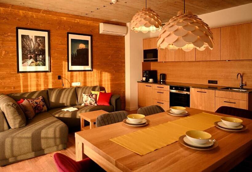 آپارتمان 1 خوابه, Apartamenty U Harrego Boutique Spa Z Klimatyzacja, Balkon, Sauna, Tężnia Parking