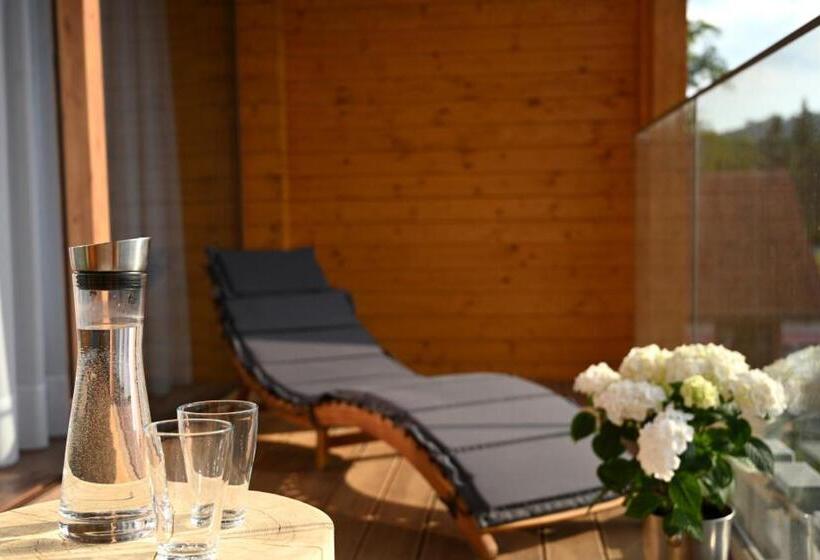 استودیو استاندارد با بالکن, Apartamenty U Harrego Boutique Spa Z Klimatyzacja, Balkon, Sauna, Tężnia Parking