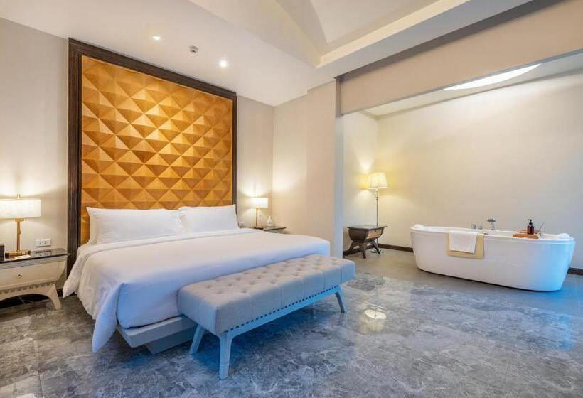 اتاق استاندارد با تخت بزرگ, Phukalini Luxury Pool Villa & Onsen Sha Plus Certified