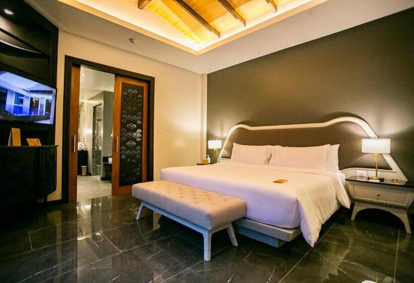 اتاق استاندارد با تخت بزرگ, Phukalini Luxury Pool Villa & Onsen Sha Plus Certified