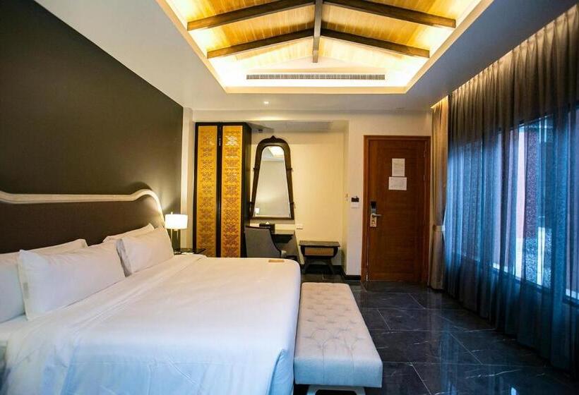 اتاق استاندارد با تخت بزرگ, Phukalini Luxury Pool Villa & Onsen Sha Plus Certified