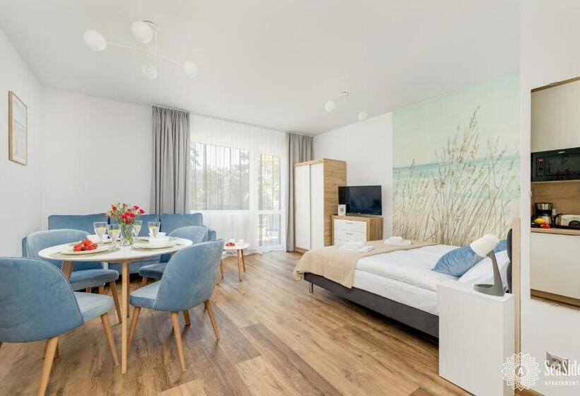 Студио Стандарт Кровать Кинг, Seaside Apartamenty Dominikana I Sianożęty Basen&jakuzzi&parking