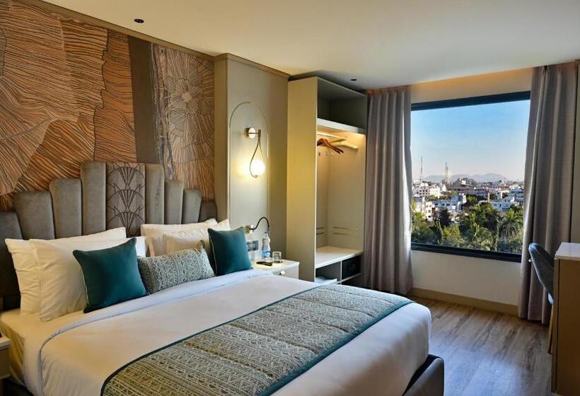 琮城市景观的豪华间, Parallel Hotel Udaipur, A Member Of Radisson Individuals