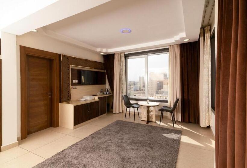 اتاق استاندارد با تخت بزرگ, Diamond Star Hotel فندق النجمة الماسية