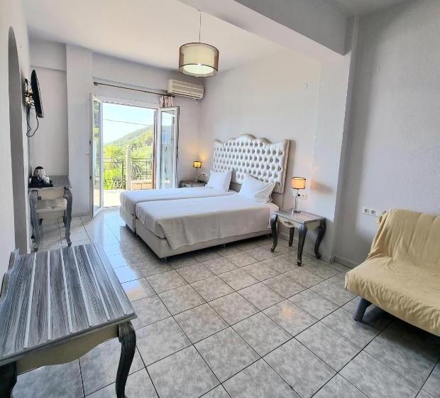 اتاق استاندارد با چشم‌انداز دریا, Enjoy Lichnos Bay Village, Camping, Hotel & Apartments