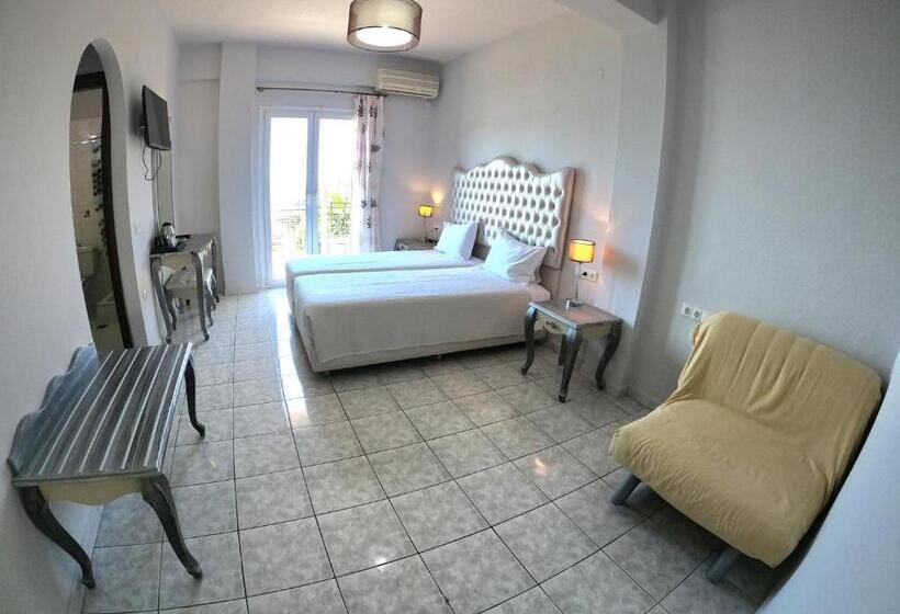 اتاق استاندارد با چشم‌انداز دریا, Enjoy Lichnos Bay Village, Camping, Hotel & Apartments