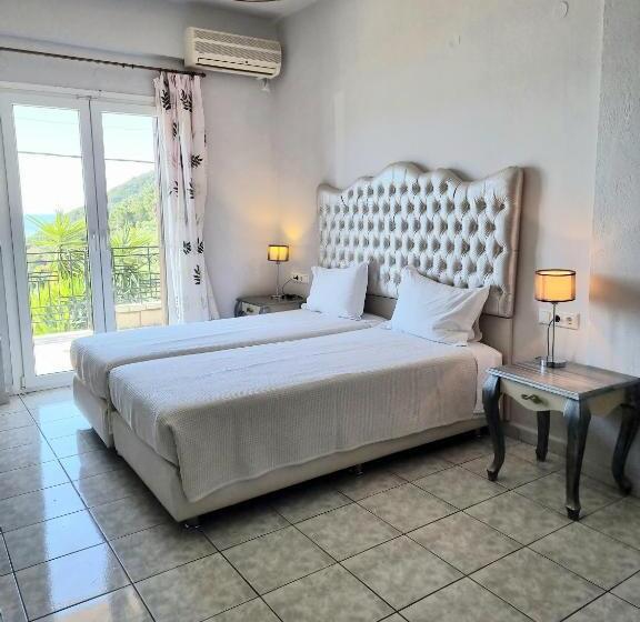 اتاق استاندارد با چشم‌انداز دریا, Enjoy Lichnos Bay Village, Camping, Hotel & Apartments