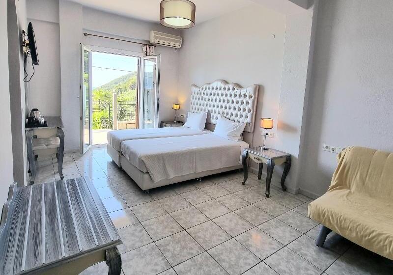 اتاق استاندارد با چشم‌انداز دریا, Enjoy Lichnos Bay Village, Camping, Hotel & Apartments
