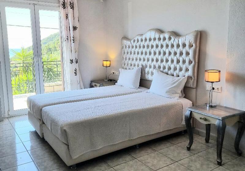 اتاق استاندارد با چشم‌انداز دریا, Enjoy Lichnos Bay Village, Camping, Hotel & Apartments