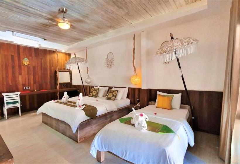 Трехместный Номер Deluxe, Samba Villas Beachfront View