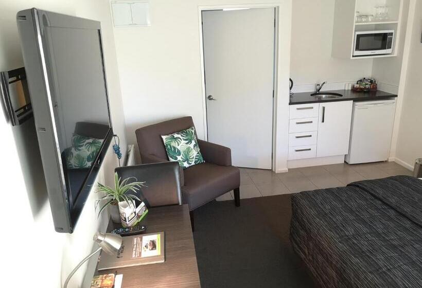 身障者適用キングサイズベッドルーム, Airport Palms Motel