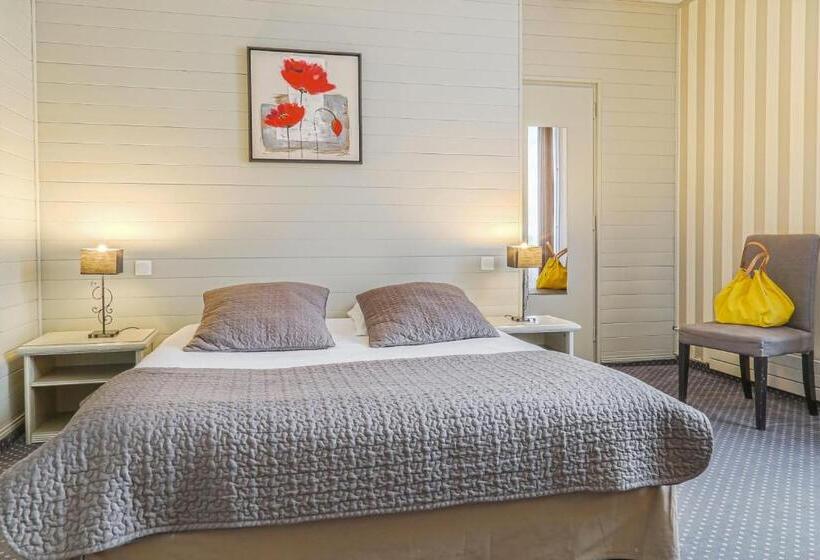اتاق استاندارد با دسترسی به اسپا, Hôtel Spa Piscine Le Petit Castel Beuzeville Honfleur