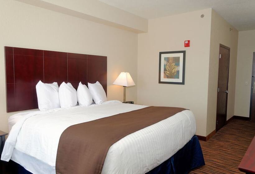 장애인을 위한 킹사이즈 침대 스탠다드 룸, Cobblestone Inn & Suites   Denison | Oak Ridge
