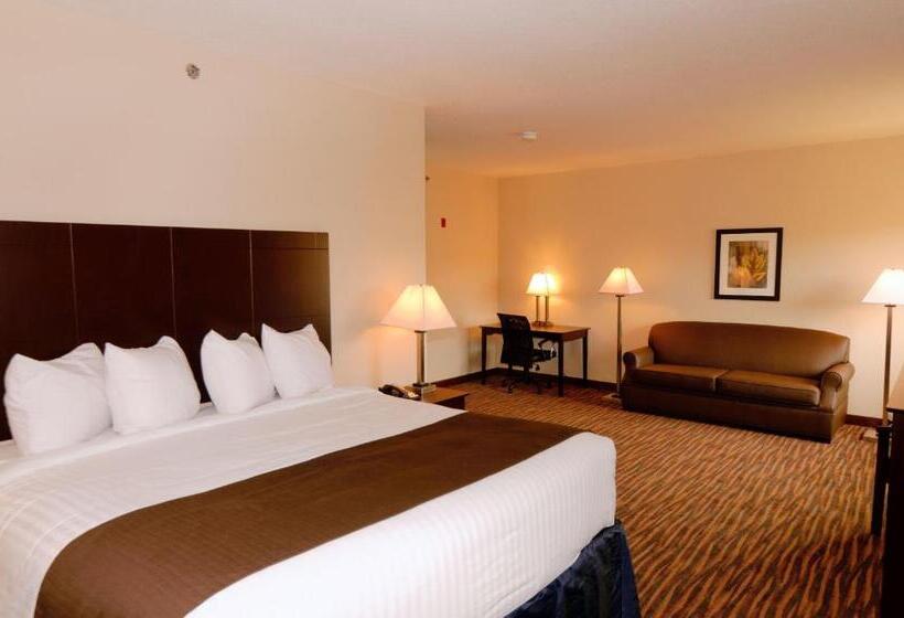 이그제큐티브 스위트 킹침대, Cobblestone Inn & Suites   Denison | Oak Ridge