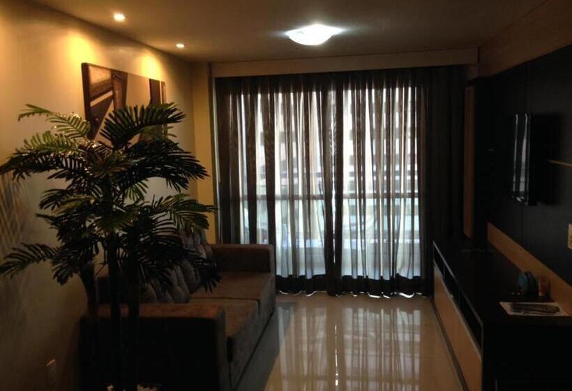 침실 1개 바다 전망 아파트, Apart Hotel Terraços Do Atlântico