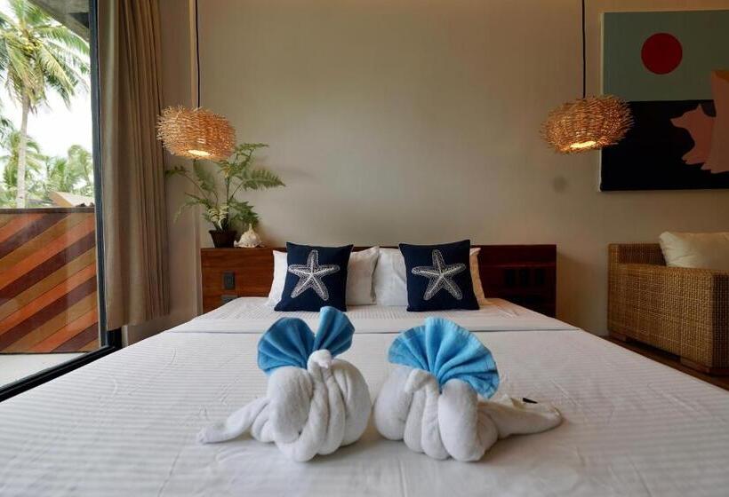 اتاق لوکس با تخت بزرگ, Nacpan Beach Resort Managed By H Hospitality Group