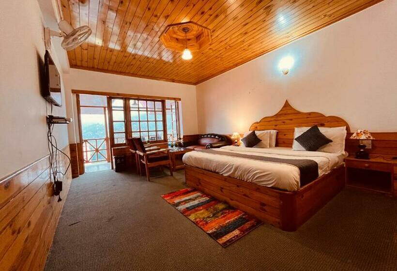 스탠다드 룸 킹사이즈 침대, The Beas Riverside Resort, Manali