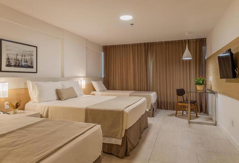 Quarto Triplo Standart Vista Mar Lateral, Gran Mareiro