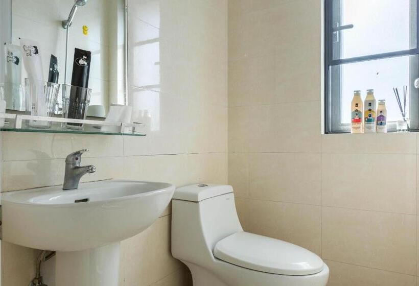اتاق استاندارد با تخت بزرگ, Wesu Light Luxury Apartment Shenzhen Nanshan Science Park Branch