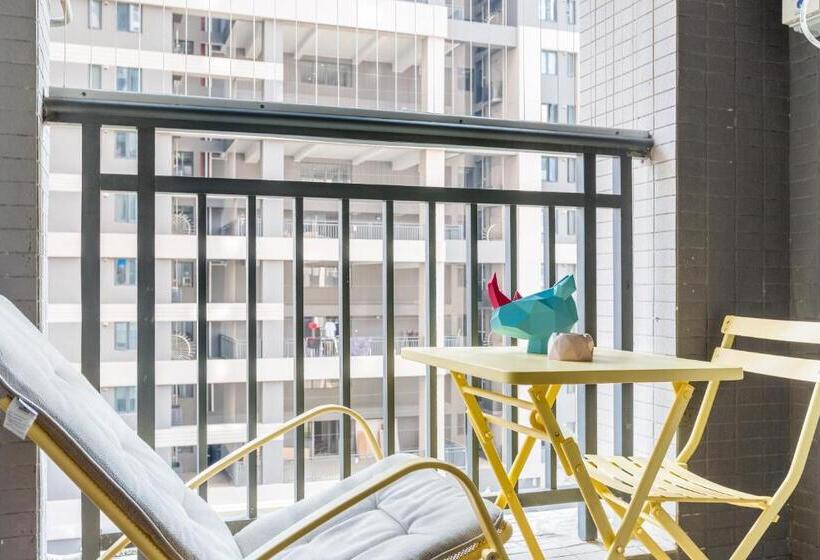 اتاق استاندارد با تخت بزرگ, Wesu Light Luxury Apartment Shenzhen Nanshan Science Park Branch