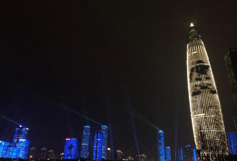 آپارتمان 1 خوابه, Wesu Light Luxury Apartment Shenzhen Nanshan Science Park Branch