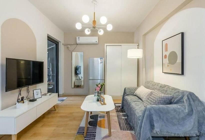 آپارتمان اجرایی 1 خوابه, Wesu Light Luxury Apartment Shenzhen Nanshan Science Park Branch