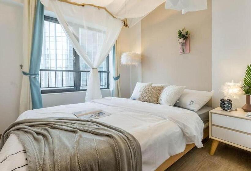 آپارتمان اجرایی 1 خوابه, Wesu Light Luxury Apartment Shenzhen Nanshan Science Park Branch