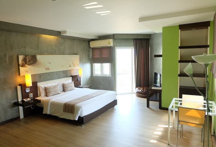 חדר דלוקס, Silathip Huahin Serviced Apartment &