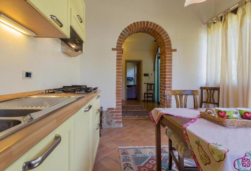 带1个卧室带花园景观的公寓, La Vittoria 10 – La Soglia Della Val D’orcia