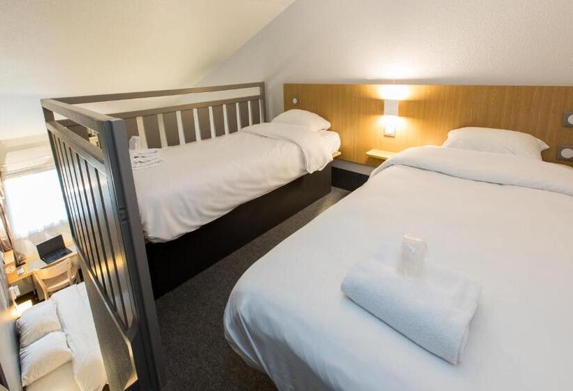 スタンダード４人部屋, B&b Hotel Rennes Nord St Grégoire