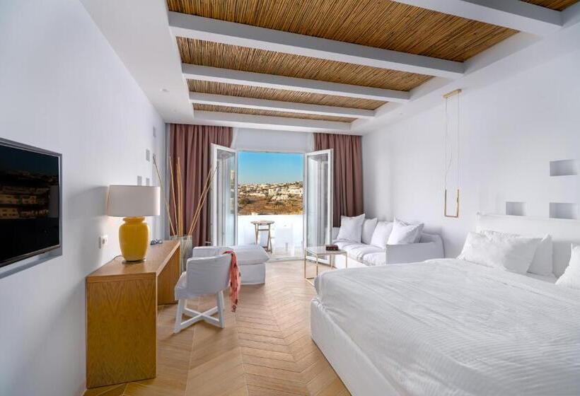 חדר פרמיום עם מרפסת, Cape Mykonos