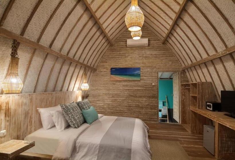 Бунгало Deluxe, Les Villas Ottalia  Yoga And Diving, Gili Meno