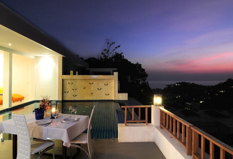 침실 3개 빌라, Grand Bleu Ocean View Pool Suite
