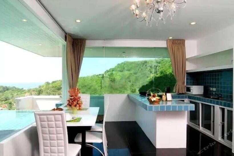 침실 3개 빌라, Grand Bleu Ocean View Pool Suite