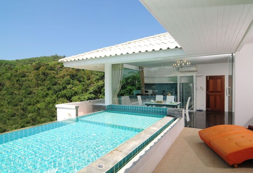 침실 3개 빌라, Grand Bleu Ocean View Pool Suite