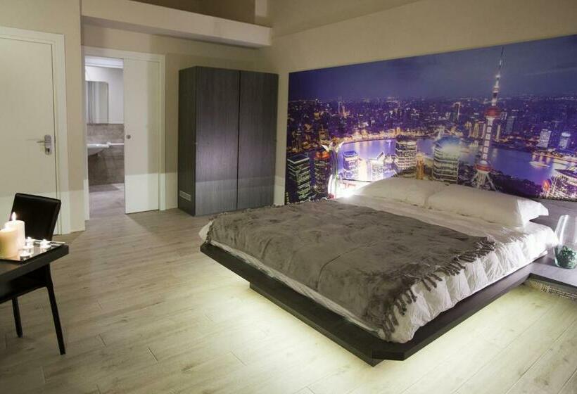 اتاق استاندارد با بالکن, Seven Rooms Milano