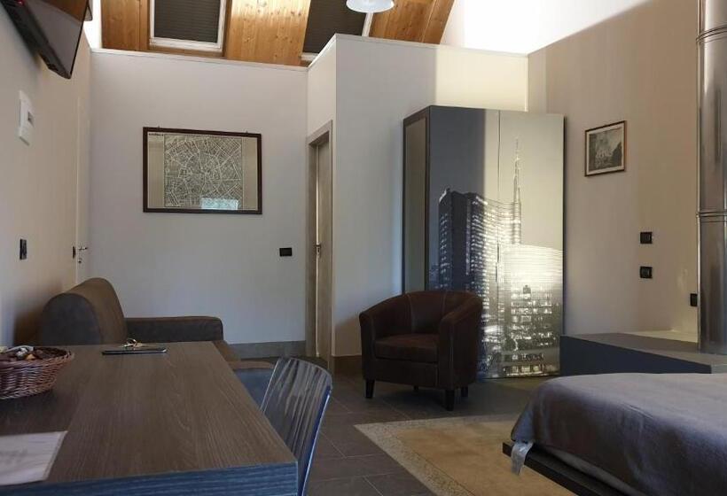 اتاق استاندارد با تخت بزرگ, Seven Rooms Milano