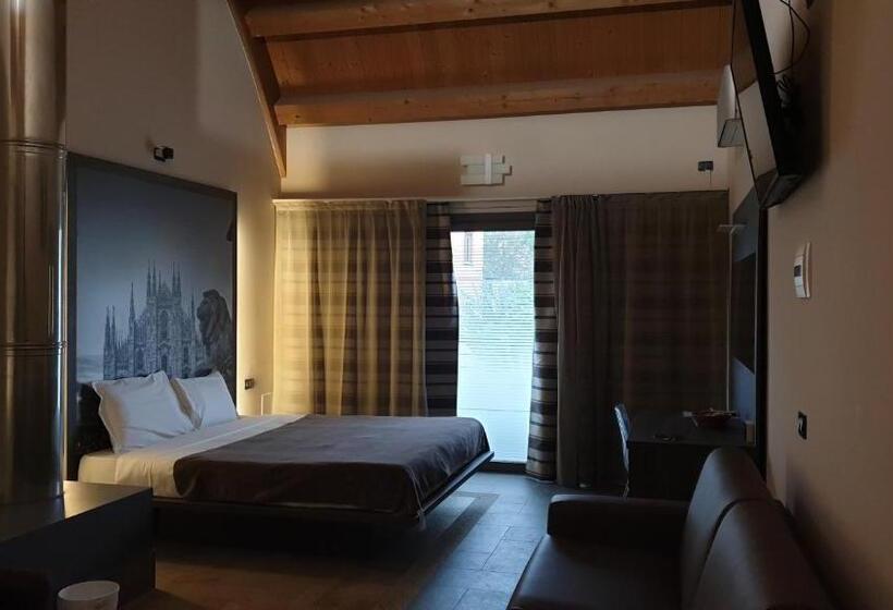 اتاق استاندارد با تخت بزرگ, Seven Rooms Milano