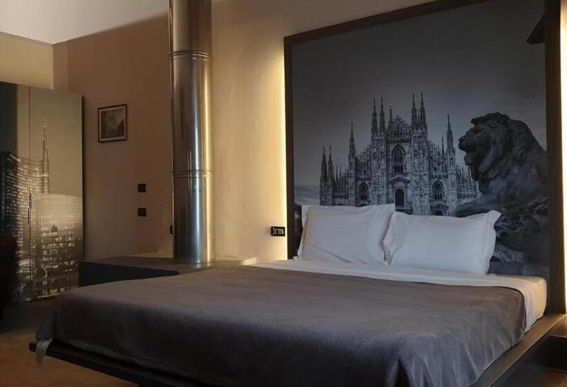 اتاق استاندارد با تخت بزرگ, Seven Rooms Milano