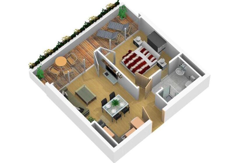 Апартаменты Комфорт 1 Спальня, Private Living Apartments