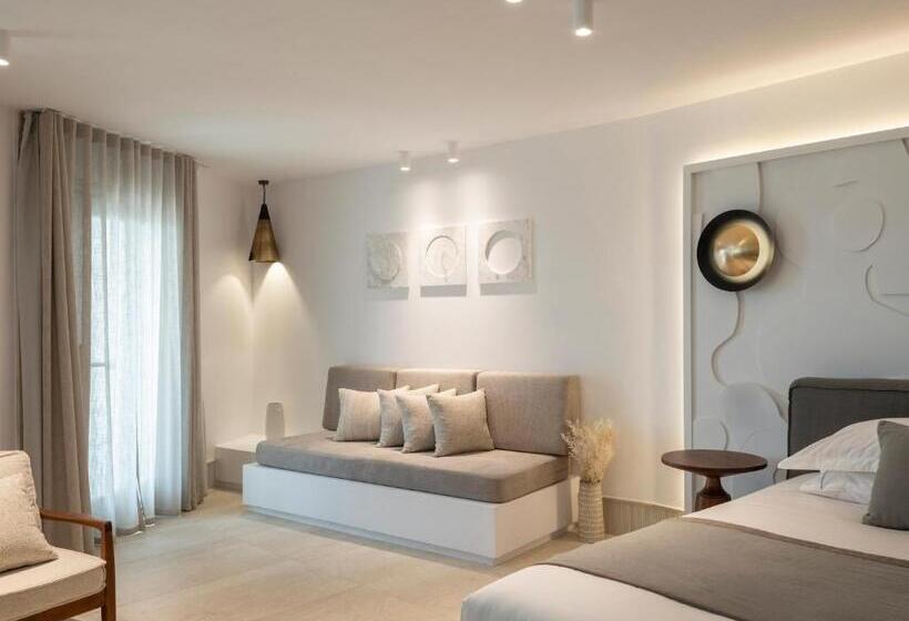 سوییت جونیور با چشم‌انداز دریا, Santo Pure Oia Suites & Villas